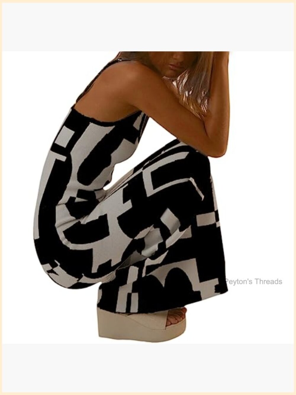 Sexy Knit Bodycon Maxi Dress Sleeveless Spaghetti Strap Backless Y2K Summer - Picture 4 of 6